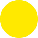 Sign 651 Oracal Vinyl Fabric - Yellow, High Gloss Calendered Vinyl Film, 15" High X 12" Wide (1 Foot)