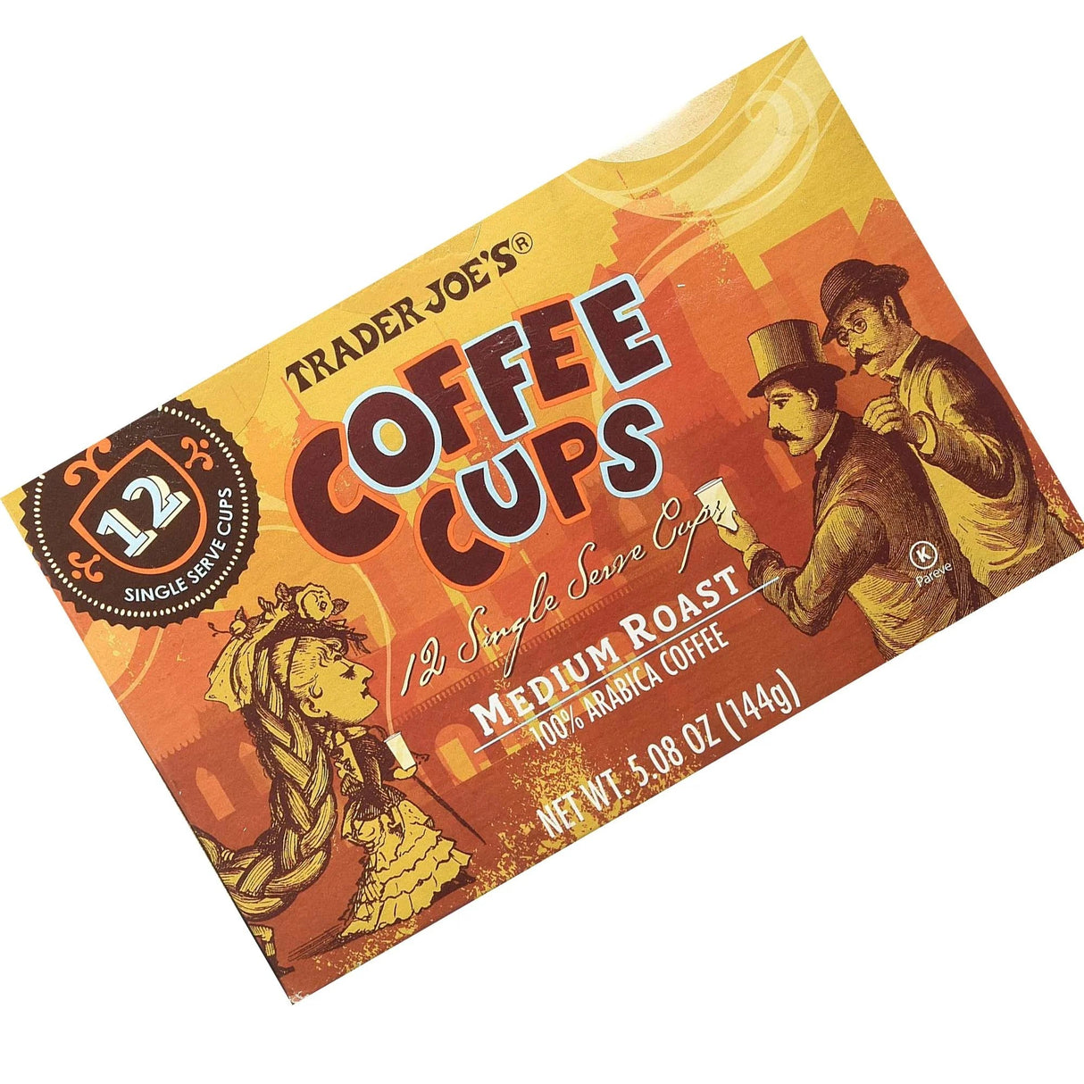 Trader Joe's Coffee Cups - Single Serve - Medium Roast Arabica Coffee 5.08 oz