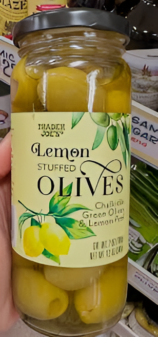 Lemon Stuffed Olives - Lemon-Stuffed Green Olives