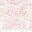 Cotton Damask Wideback Fabric in Blush, 118"
