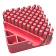 Pink Plastic Desk Organizer 4.5in x 4.5in x 1.5in