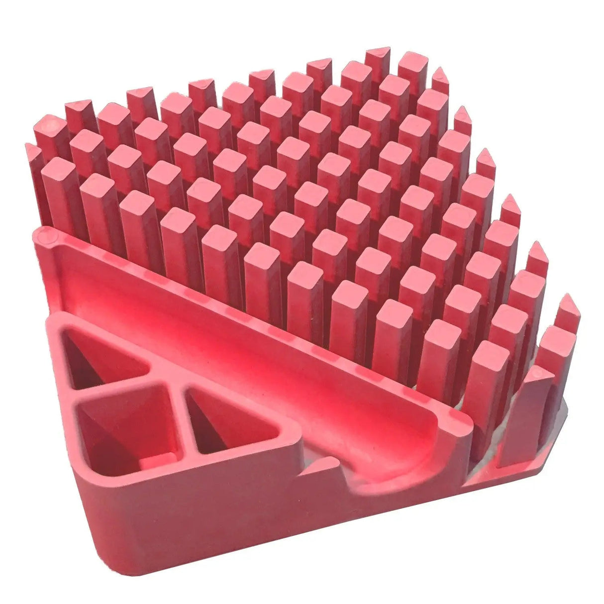 Pink Plastic Desk Organizer 4.5in x 4.5in x 1.5in