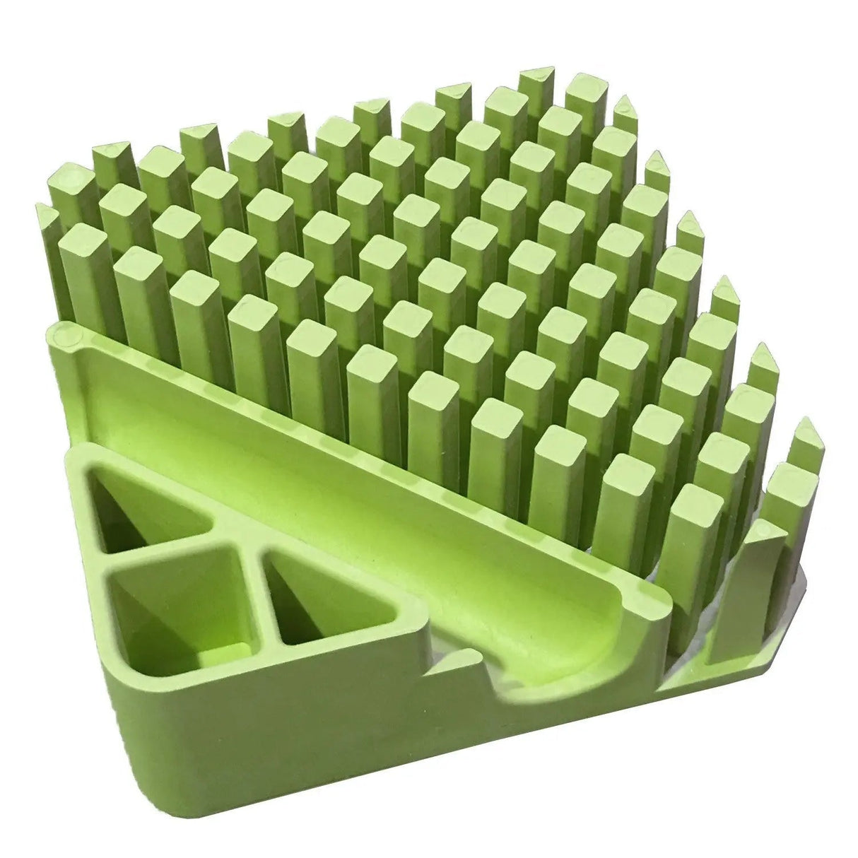 Plastic Desk Organizer Hummingbird Green 4.5in x 4.5in x 1.5in