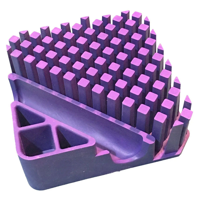 Plastic Desk Organizer Purple 4.5in x 4.5in x 1.5in