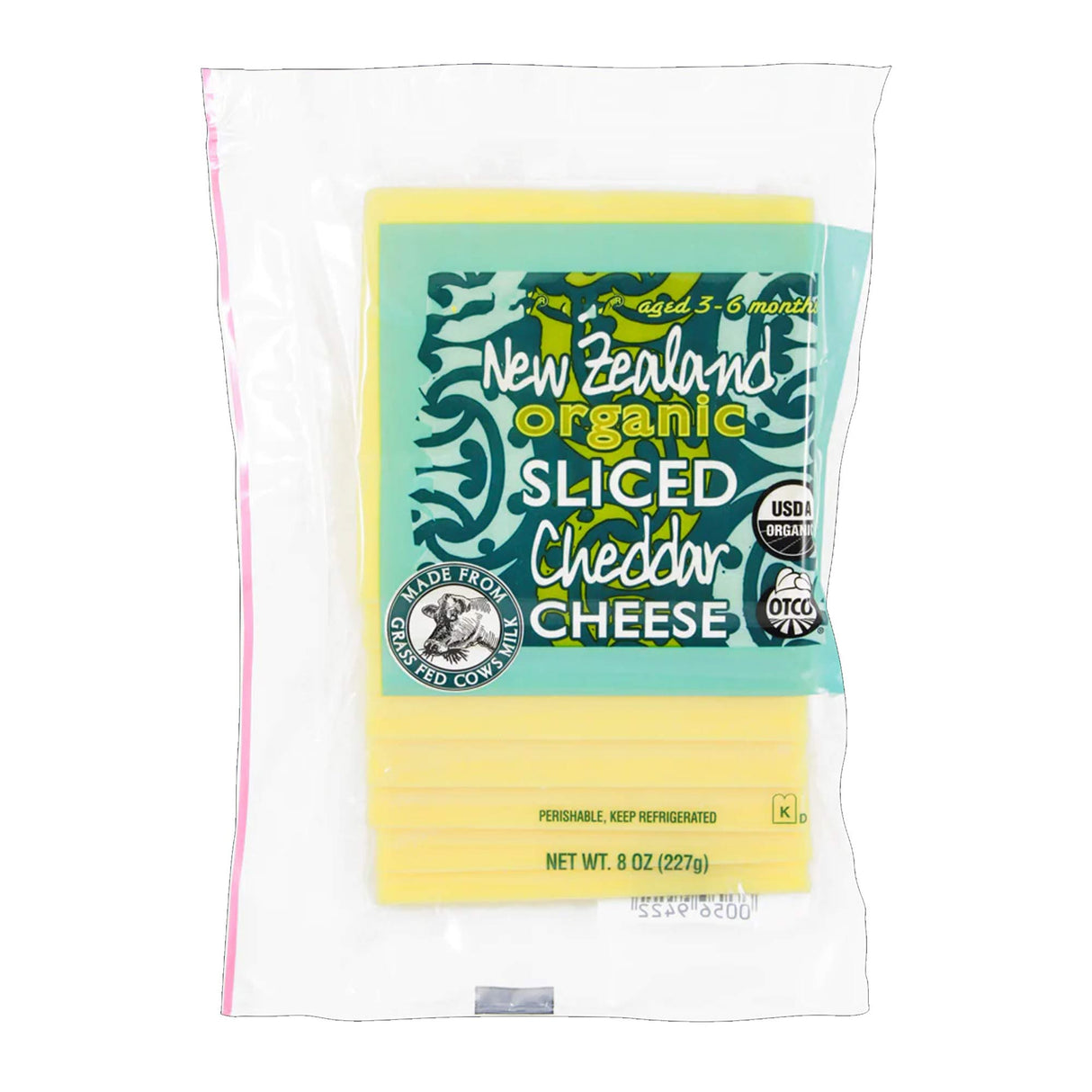 Organic Cheddar Cheese Slices Creamy Aged New Zealand Cheese