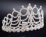 3" Super Size Crown Rhinestone Tiara