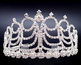 3" Super Size Crown Rhinestone Tiara