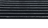 Z330B Polyester Fabric - Black White Geometric Circle Design, Soft Touch (1 Rug)