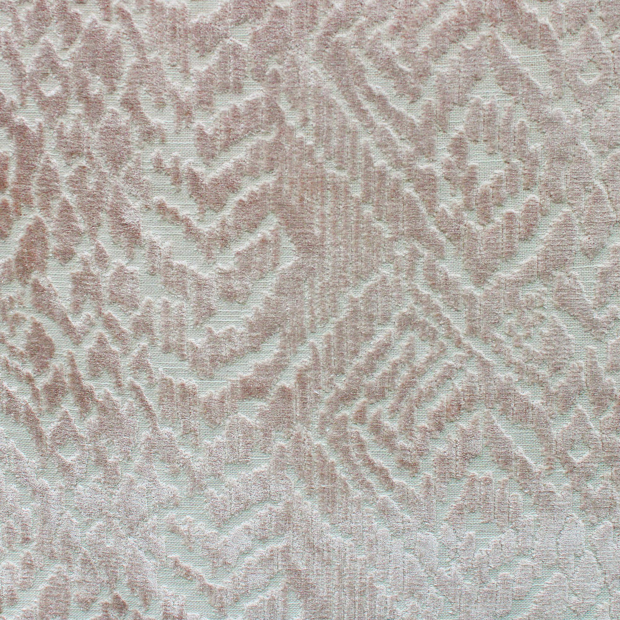 Zadig Cut Velvet Polyester Fabric - All Over Cut Velvet On Linen Look, 56" Width (1 Yard)