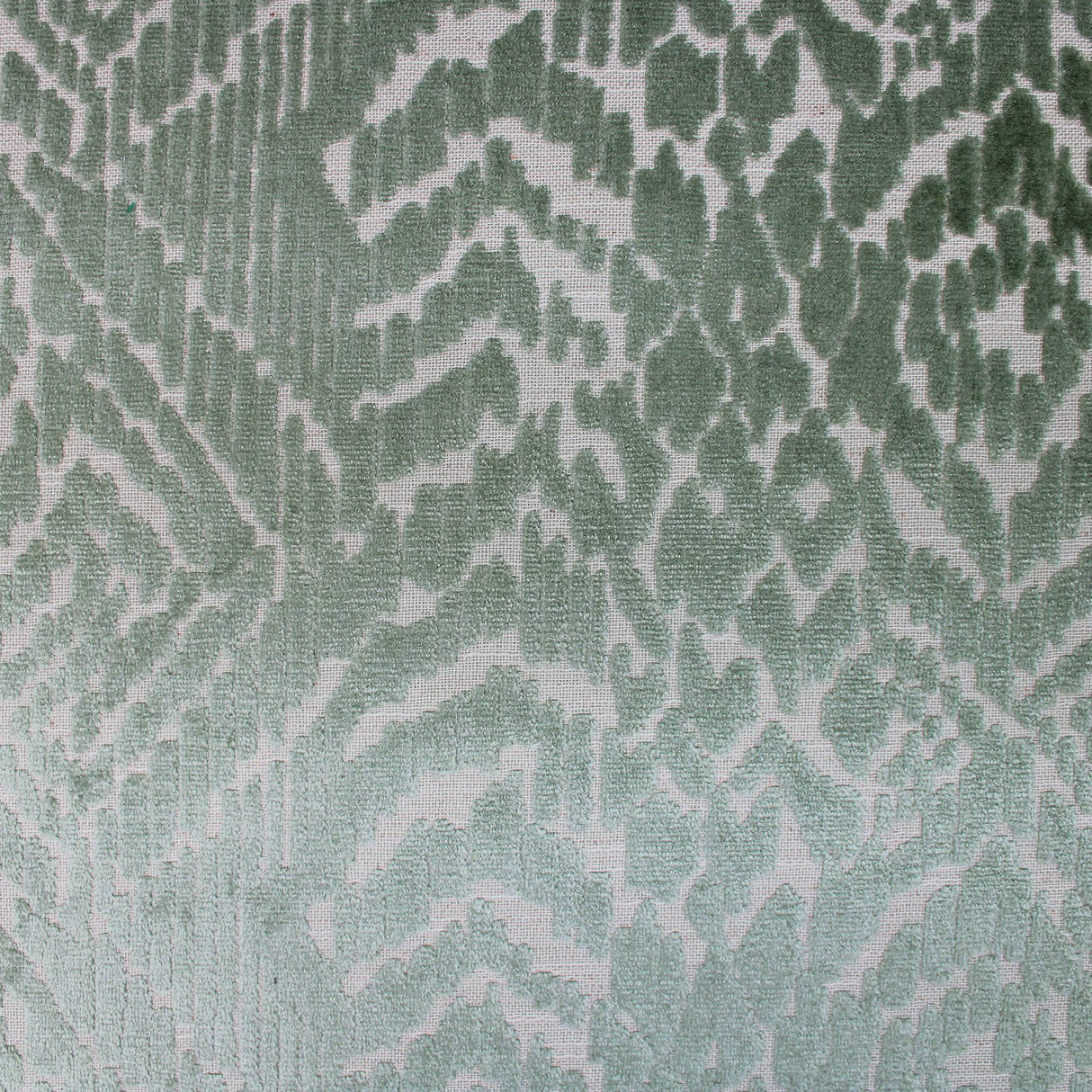 Zadig Cut Velvet Polyester Fabric - All Over Cut Velvet On Linen Look, 56" Width (1 Yard)