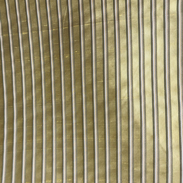 Zarela Silk Fabric - Shiny Thin Stripe, 54" Width (1 Yard)