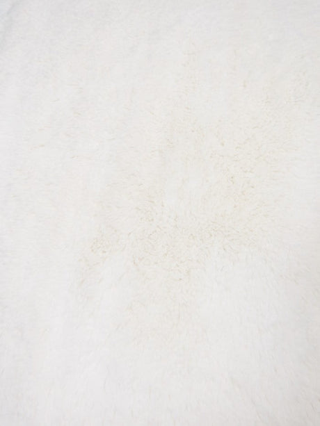 Arctic Rabbit Minky White Fleece Fabric