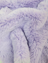 Arctic Rabbit Minky Lavender Fleece Fabric