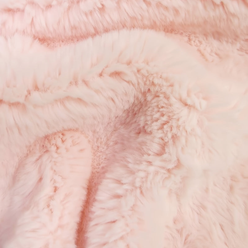 Arctic Rabbit Minky Light Pink Fabric