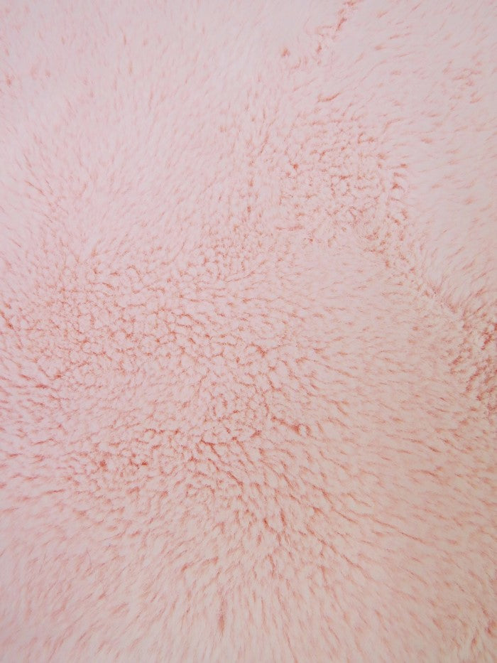Arctic Rabbit Minky Light Pink Fabric