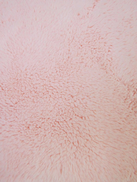 Arctic Rabbit Minky Light Pink Fabric