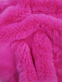 Arctic Rabbit Minky Fuchsia Fleece Fabric