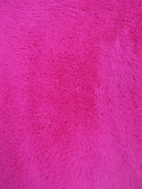 Arctic Rabbit Minky Fuchsia Fleece Fabric