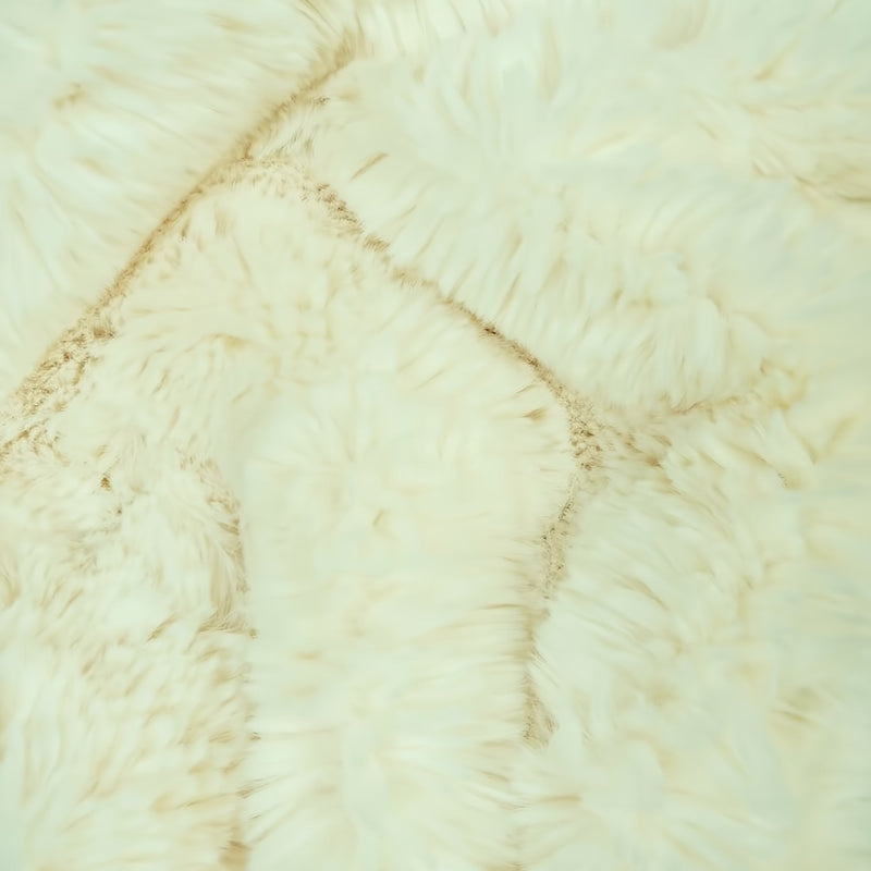 Arctic Rabbit Minky Ivory Fabric