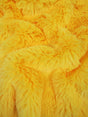 Arctic Rabbit Minky Yellow Fleece Fabric