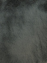 Arctic Rabbit Minky Gray Fleece Fabric