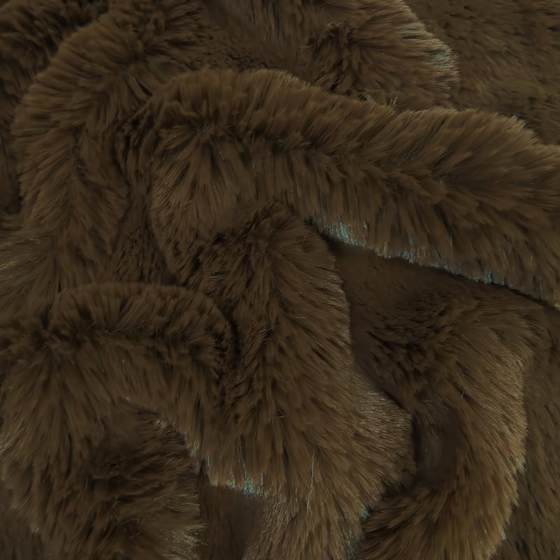 Arctic Rabbit Minky Light Brown Fabric