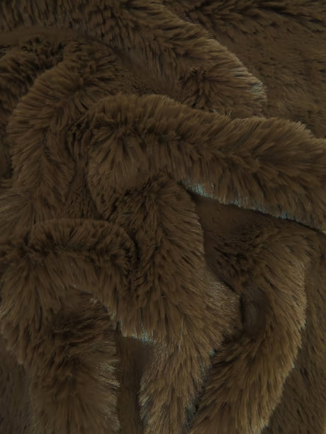 Arctic Rabbit Minky Light Brown Fabric