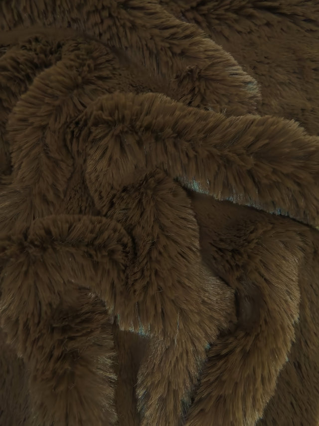 Arctic Rabbit Minky Light Brown Fabric