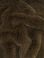 Arctic Rabbit Minky Light Brown Fabric