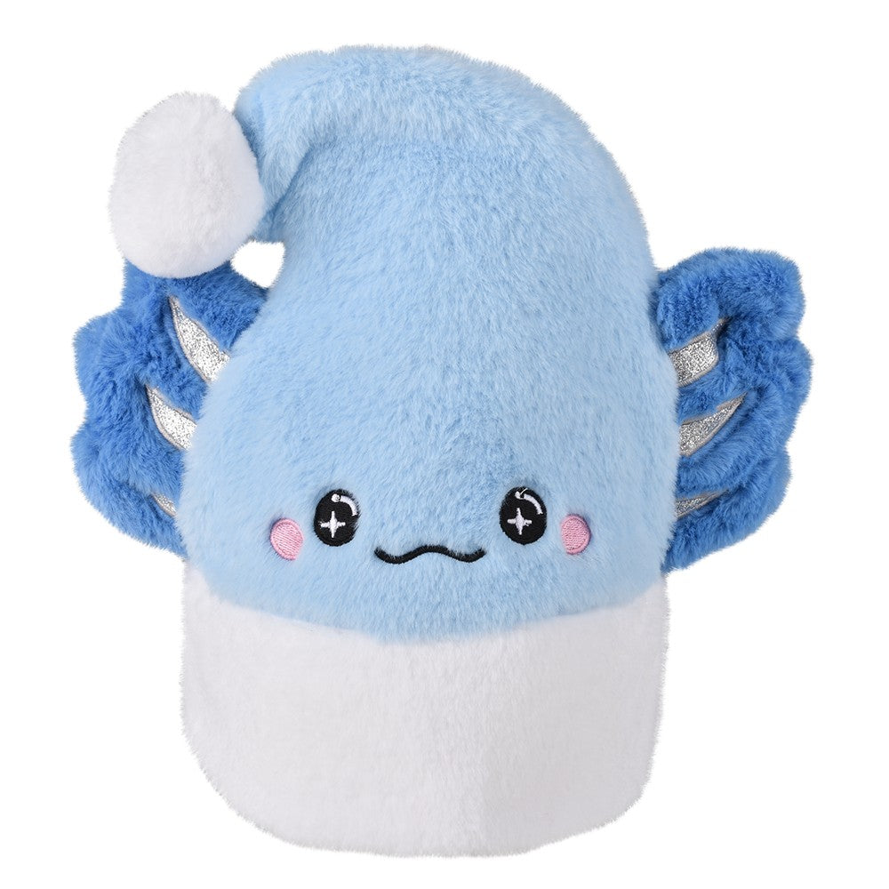 Light-Up Santa Hat Blue Axolotl (1 PC)