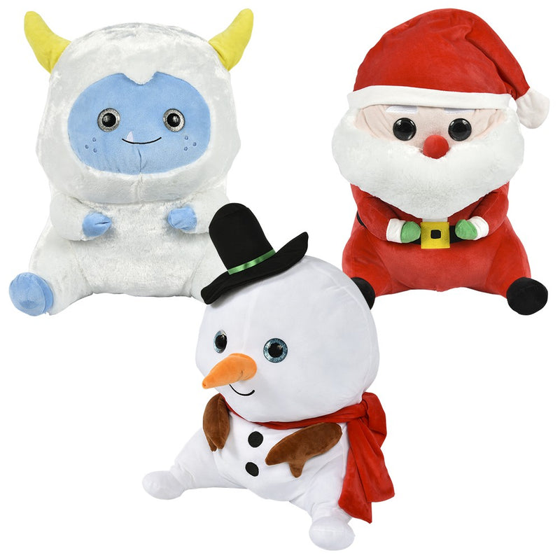 Christmas Plush Belly Buddy Assortment (20")