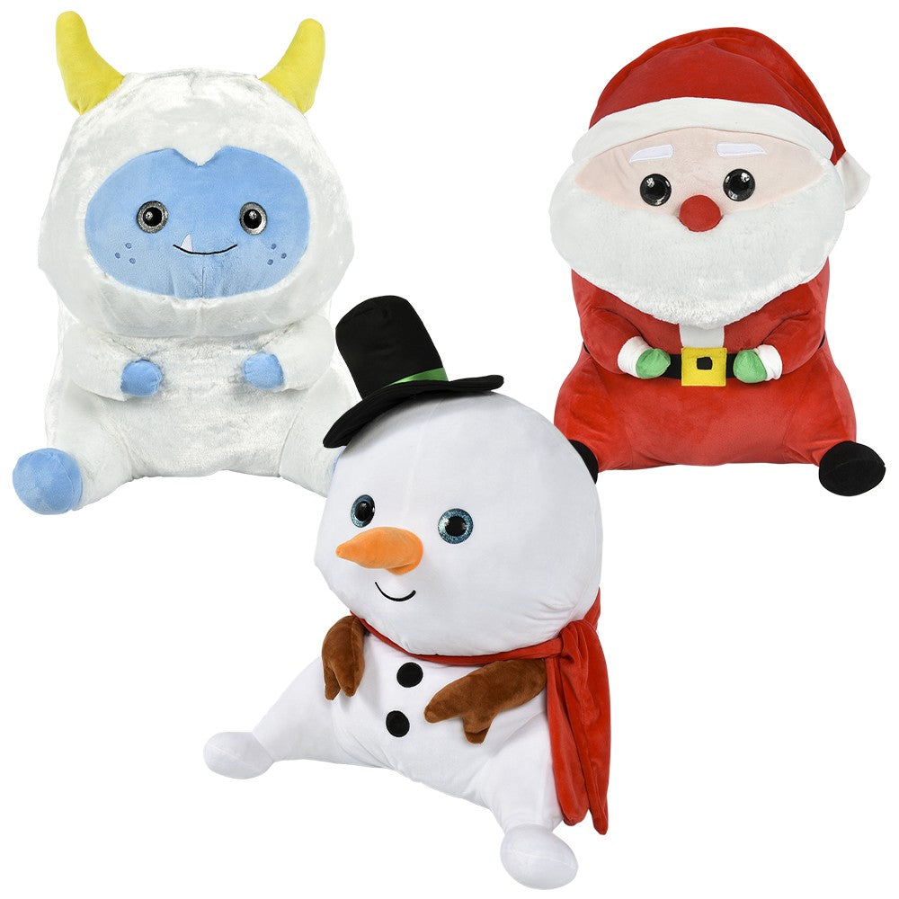 Christmas Plush Belly Buddy Assortment (23")