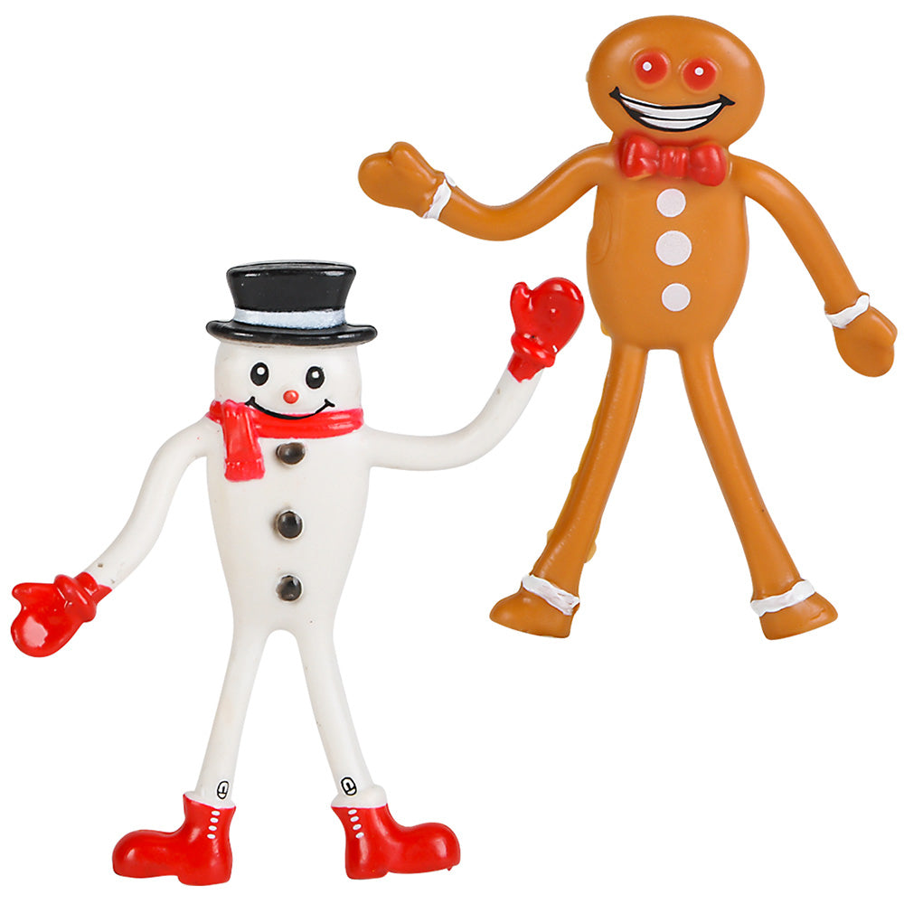 Christmas Bendable Figures Assortment (1 DZ)