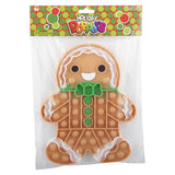 Gingerbread Man Jumbo Glitter Bubble Popper (1 DZ)