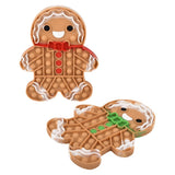 Gingerbread Man Jumbo Glitter Bubble Popper (1 DZ)