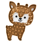 Bubble Popper Reindeer Jumbo 9" (1 DZ)