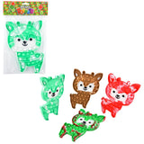 Bubble Popper Reindeer Jumbo 9" (1 DZ)
