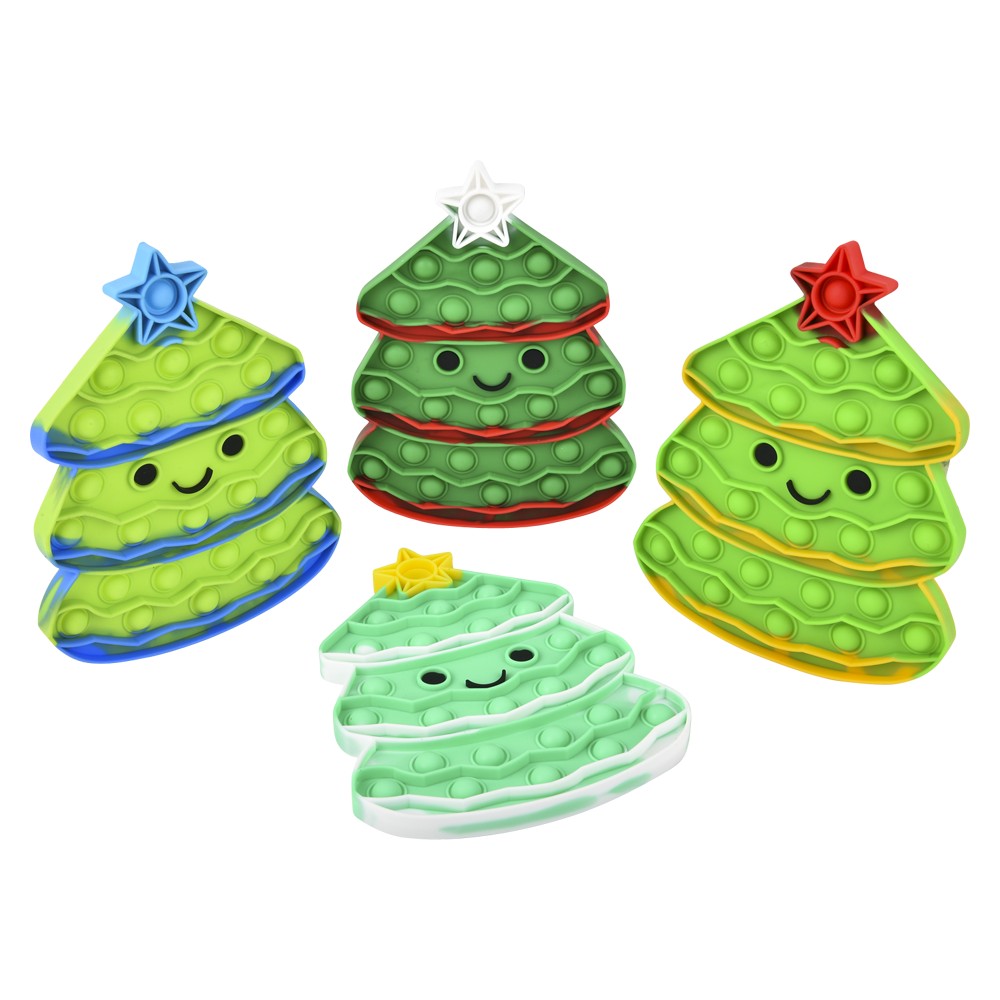 Christmas Tree Bubble Popper 9" (1 DZ)