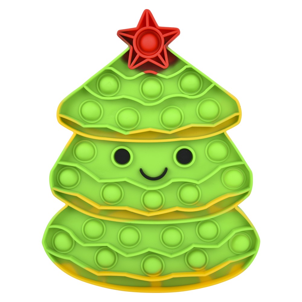 Christmas Tree Bubble Popper 9" (1 DZ)