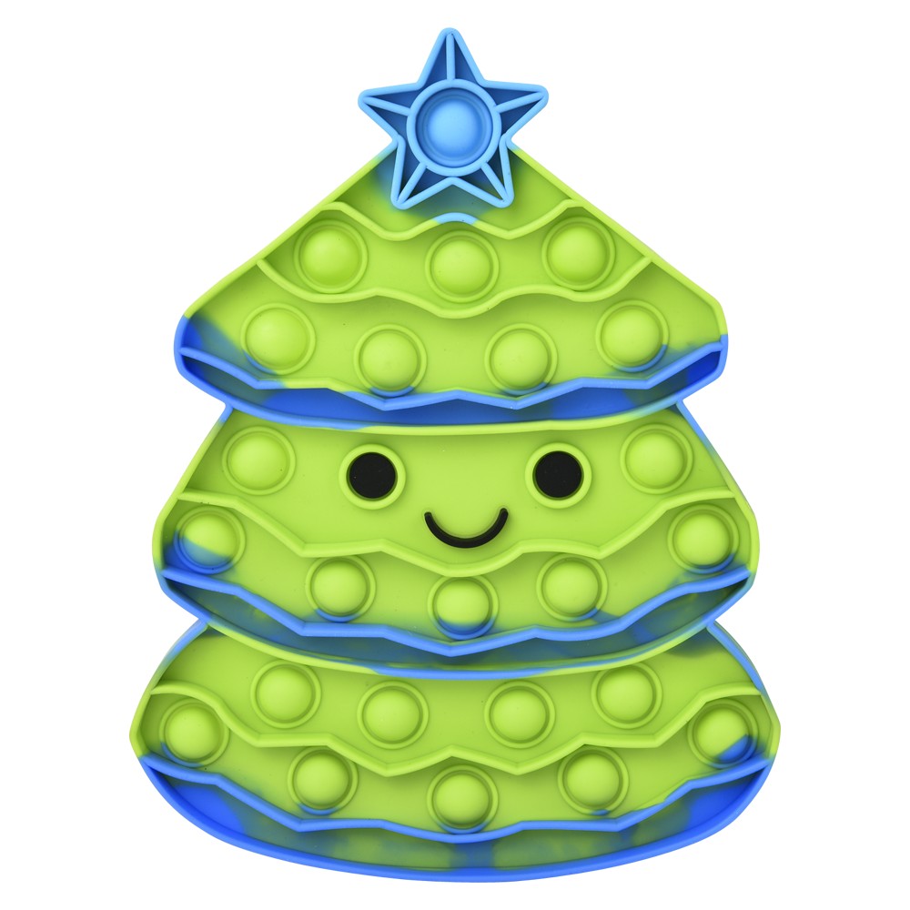 Christmas Tree Bubble Popper 9" (1 DZ)