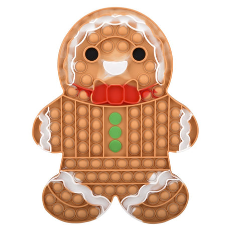 Gingerbread Man Bubble Popper 13"