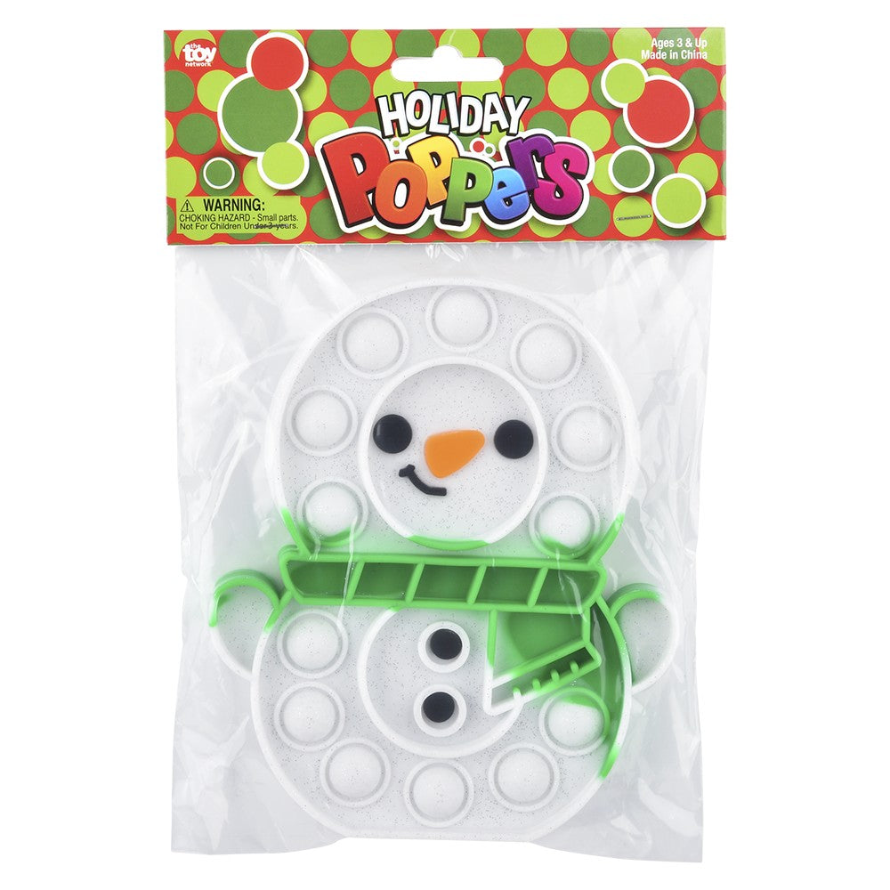 Snowman Bubble Poppers 6" (1 DZ)
