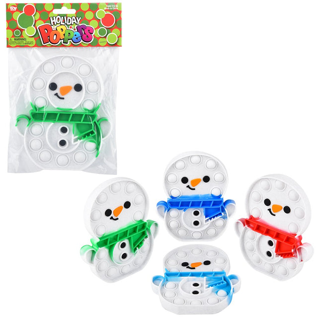 Snowman Bubble Poppers 6" (1 DZ)