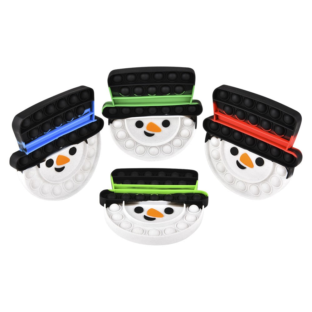 Snowman Bubble Poppers 6" (1 DZ)