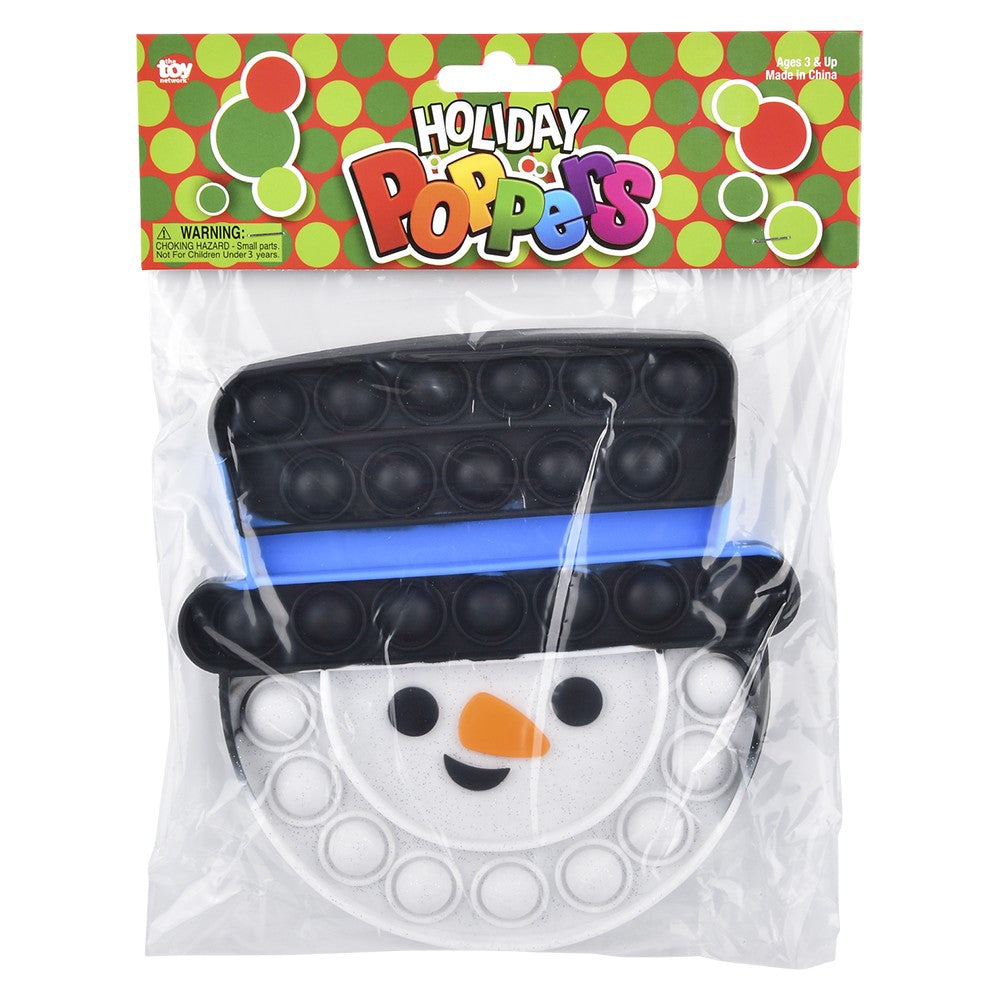 Snowman Bubble Poppers 6" (1 DZ)