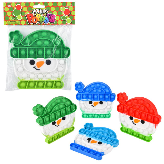 Snowman Bubble Poppers 6" (1 DZ)
