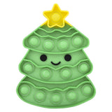 Christmas Tree Glitter Bubble Poppers (1 DZ)