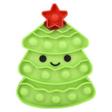 Christmas Tree Glitter Bubble Poppers (1 DZ)