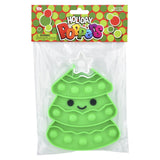 Christmas Tree Glitter Bubble Poppers (1 DZ)