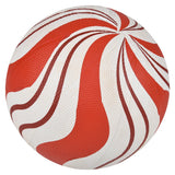 Candy Cane Basketball 9.5"